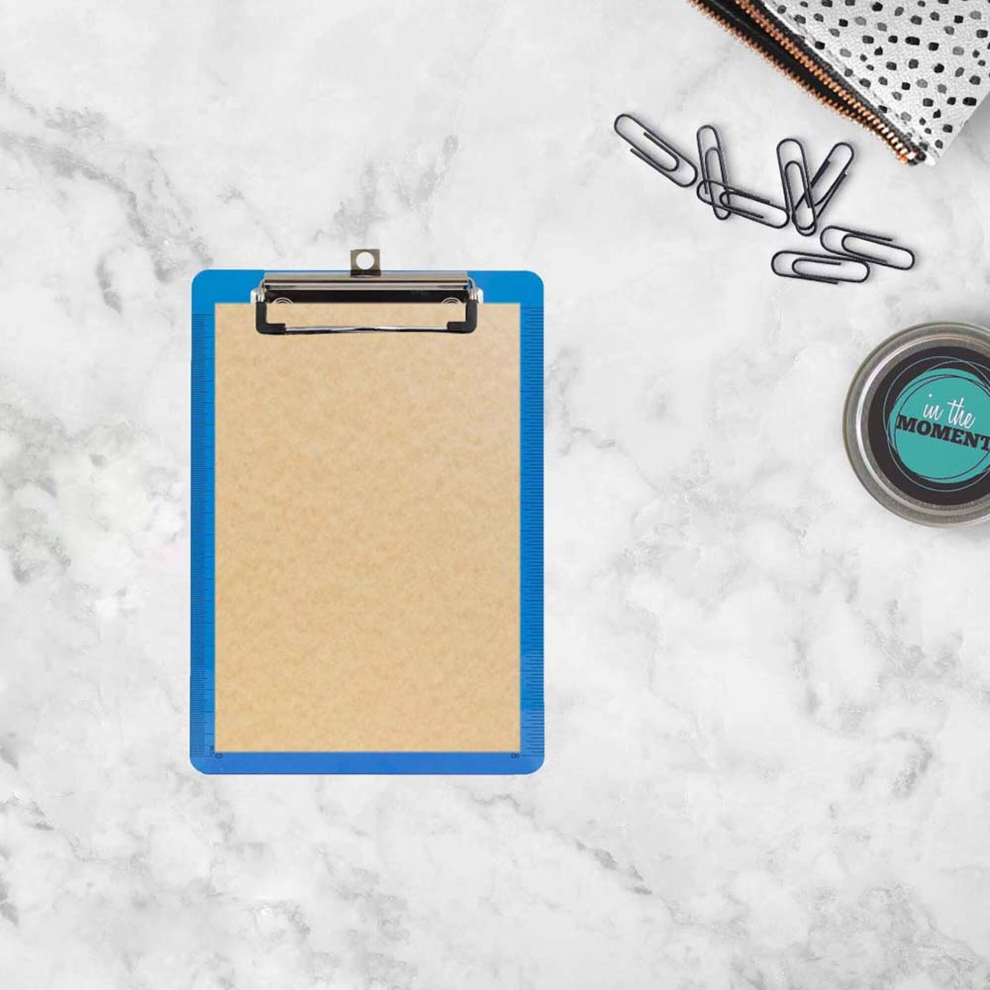 JAM Paper Mini Plastic Memo Clipboards